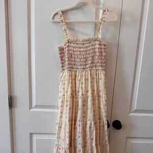 NWT Storia Dress with Ruffle Dainty Straps Size S